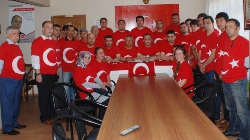 Mhp&rsquo;den Ereğli&rsquo;de &ldquo;bir Bayrakta Sen As&rdquo; Kampanyası