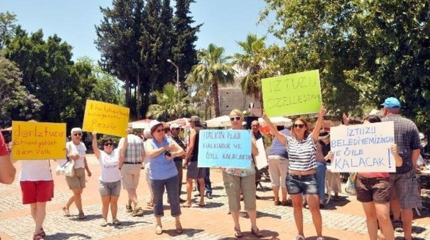 İztuzu İ&ccedil;in Eylem Yaptılar