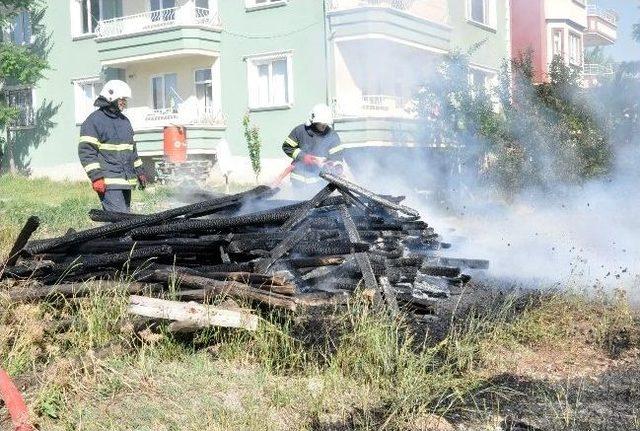 Aksaray’da Korkutan Yangın