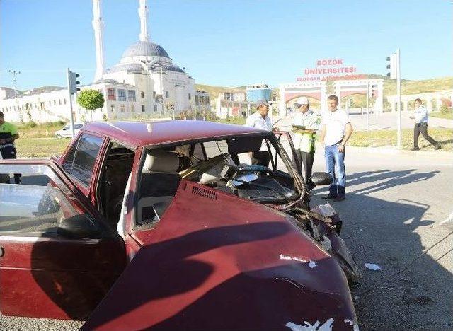 Yozgat’ta Trafik Kazası: 4 Yaralı