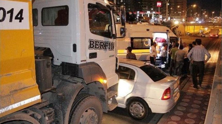 Diyarbakır&rsquo;da Trafik Kazası: 1 Yaralı