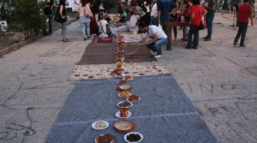 Hatay&rsquo;da Yery&uuml;z&uuml; Sofrası Kuruldu