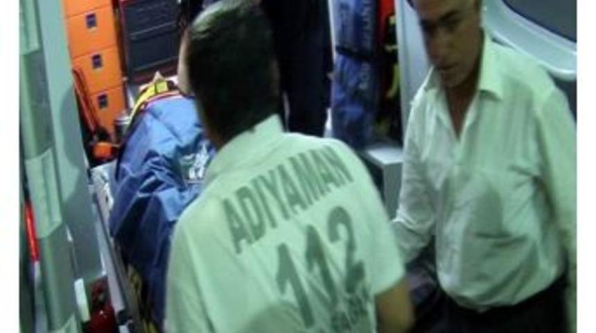 Bi&ccedil;erd&ouml;verde &Ccedil;ıkan Yangına M&uuml;dahale Ederken Kendisi Yandı