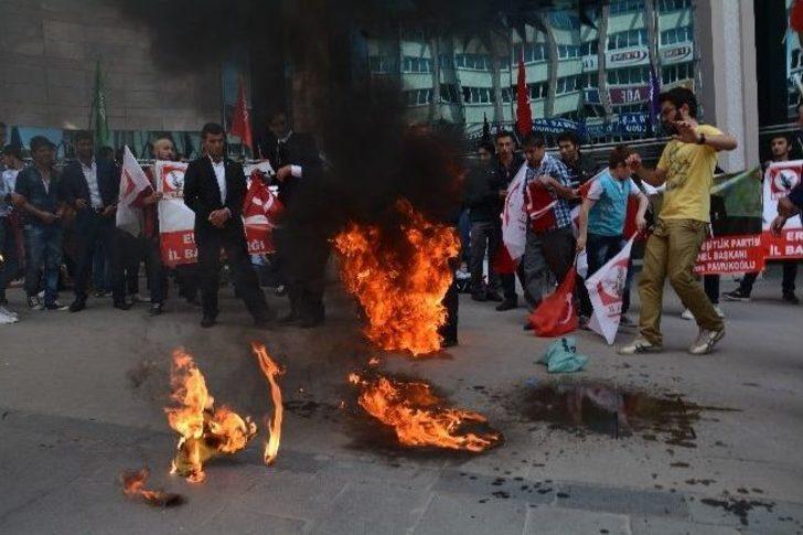 Hepar İl Başkanı, Sözde Pkk Bayrağını Yakmak İsterken Kendini Yaktı G2