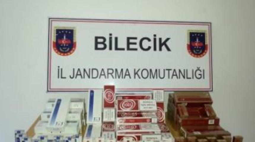 Jandarmadan Ka&ccedil;ak Sigara Operasyonu