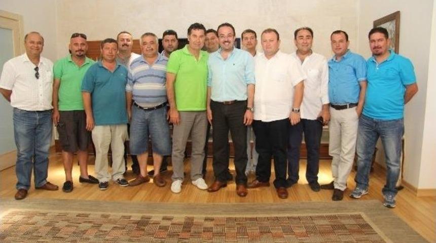 Bodrum Esnafı, Başkan Kocadon’u Ziyaret Etti