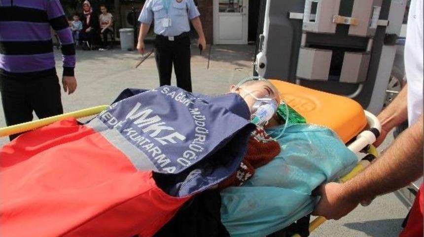 Minik Baran Hastaneye Getirildi