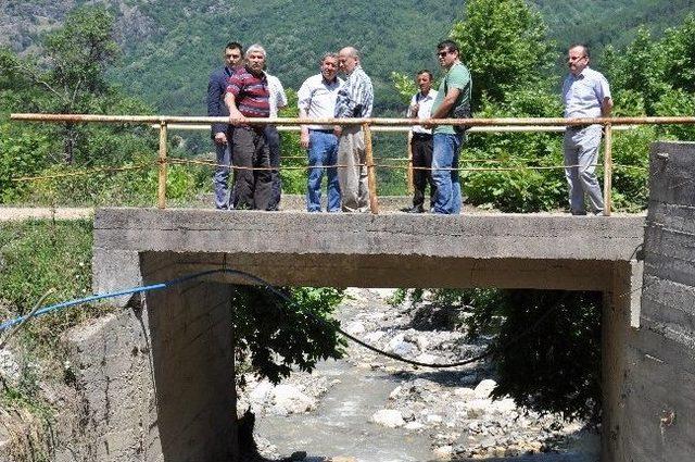 Milletvekili Kahveci, Yenice'de İncelemelerde Bulundu