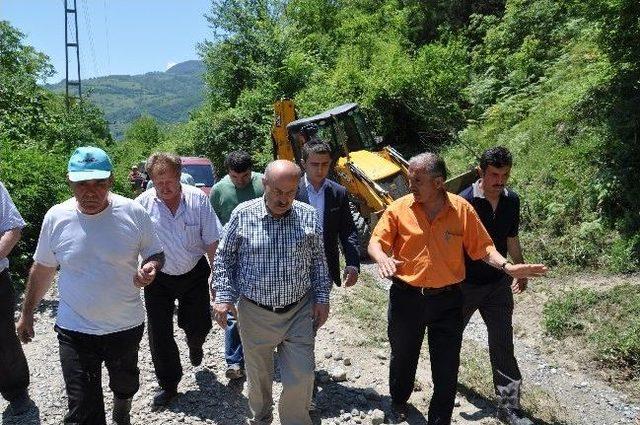 Milletvekili Kahveci, Yenice'de İncelemelerde Bulundu