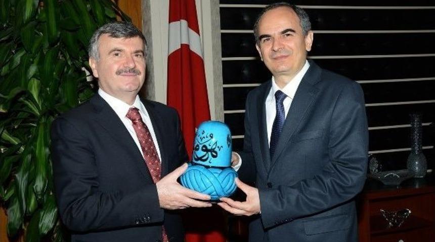 Mb Başkanı Baş&ccedil;ı&rsquo;dan Aky&uuml;rek&rsquo;e Ziyaret