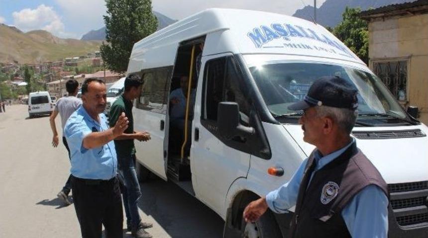 Zabıtadan Servis Ara&ccedil;larına Denetim