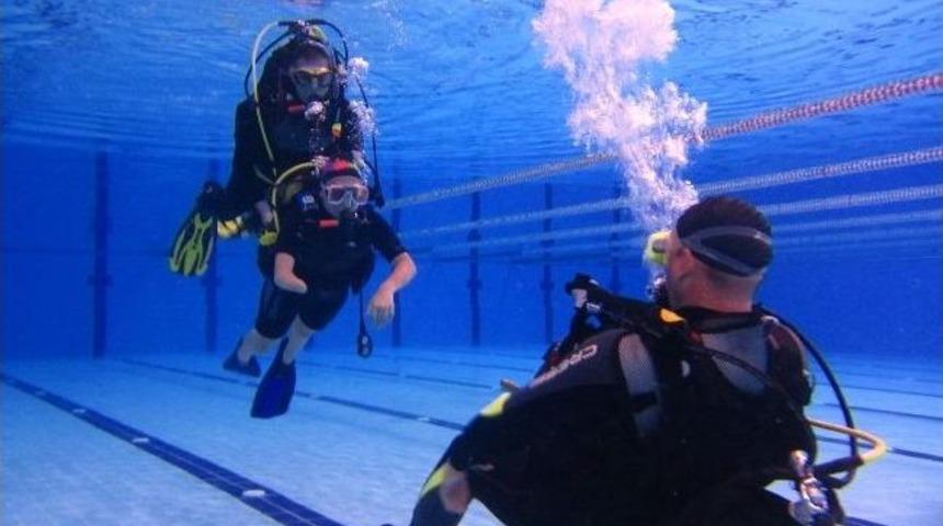 Engelsiz Nefeslerin T&uuml;pl&uuml; Dalış Heyecanı