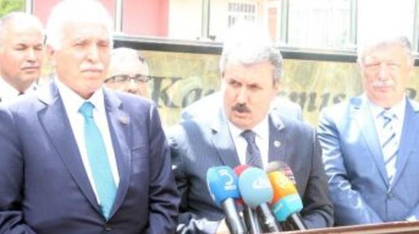 Sp Genel Başkanı Kamalak, Bbp Genel Başkanı Destici&rsquo;yi Ziyaret Etti