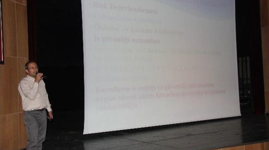 İşletmelere İş Sağlığı Ve G&uuml;venliği Eğitimleri Verildi