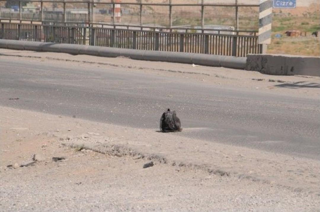 Cizre K&ouml;pr&uuml;s&uuml;'ne Bırakılan Ş&uuml;pheli &Ccedil;anta F&uuml;nye İle Patlatıldı