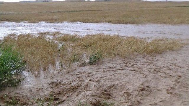 Kırıkkale'de Tarım Arazileri Selden Zarar Gördü