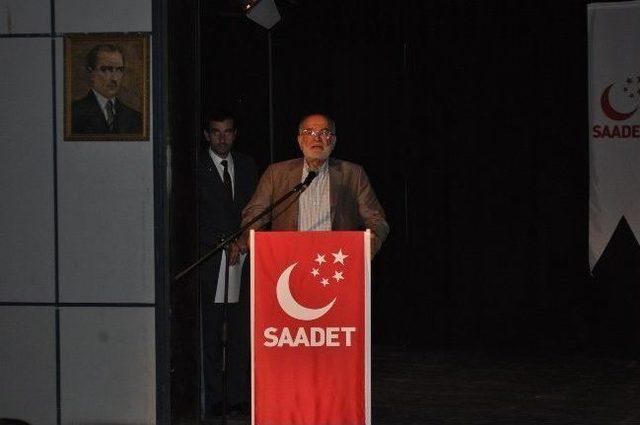 Saadet Partisi Genel Başkan Yardımcısı Temel Karamollaoğlu: