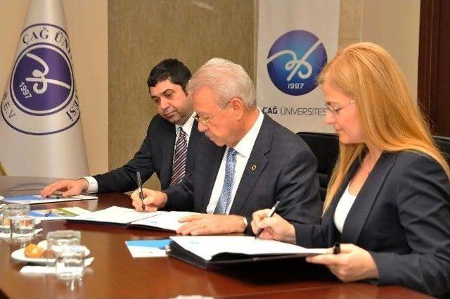 Teknopark İle Çağ Üniversitesi Arasında İşbirliği Protokolü 1