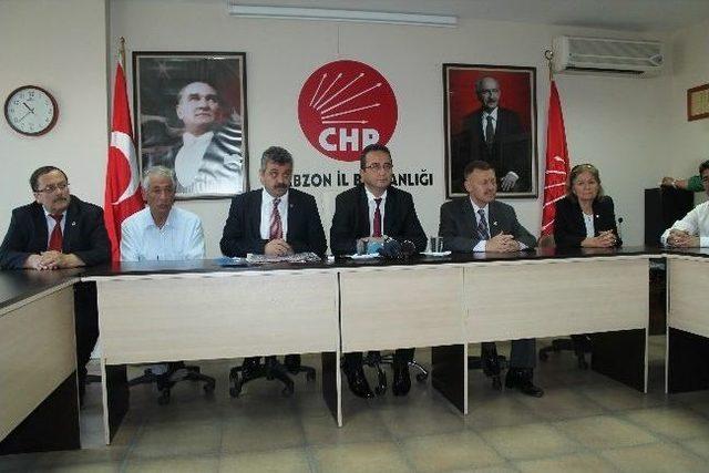 Chp Genel Başkan Yardımcısı B&uuml;lent Tezcan Trabzon&rsquo;da 1