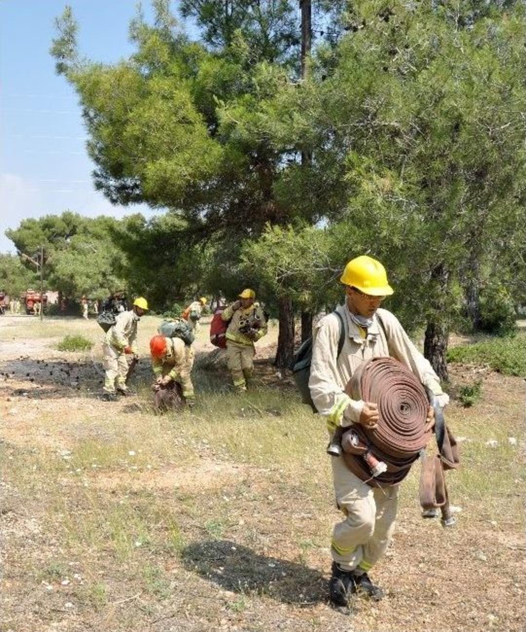 Erdemli'de Yangın Tatbikatı