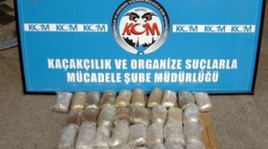 Kocaeli'de 44 Kilo Uyuşturucu Ele Ge&ccedil;irildi