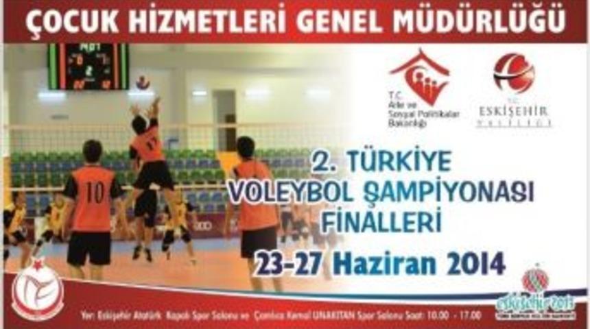 2’inci Türkiye Voleybol Şampiyonası Finalleri Eskişehir'de Başlıyor