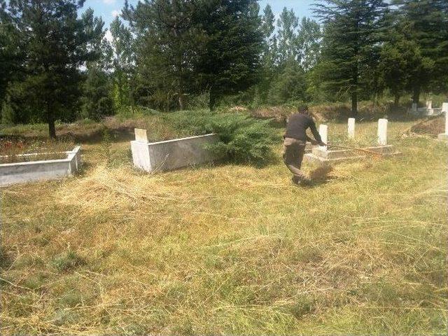 Hisarcık&rsquo;ta Mezarlık Temizliği 2