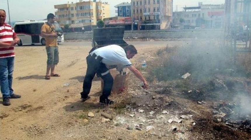 Edremit&rsquo;te Ka&ccedil;ak Sigara Ve İ&ccedil;kiler Yakılarak İmha Edildi