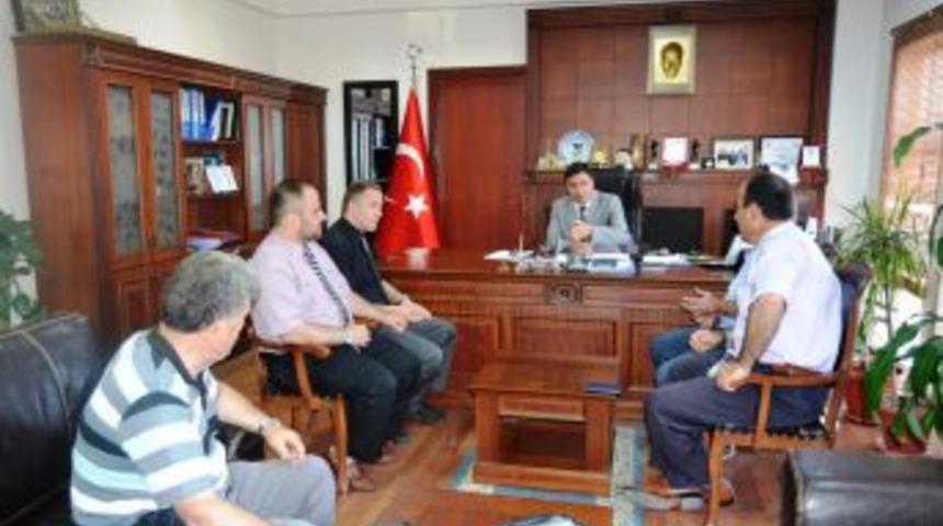 Alaplı Kent Konseyinden, Kaymakam Malğa&ccedil;'a Ziyaret