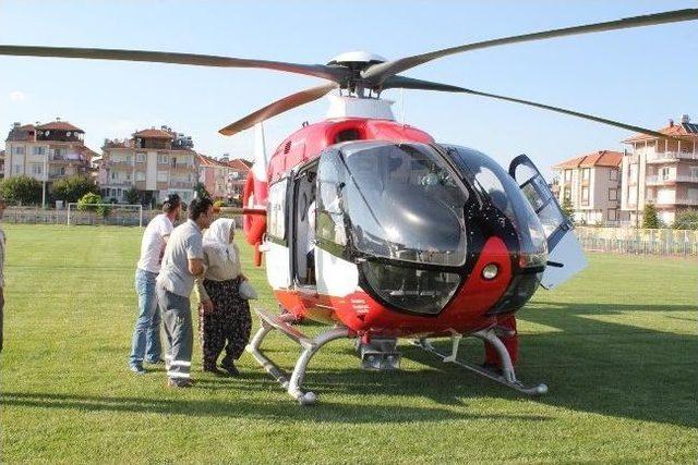 Hava Ambulansı Hüseyin Amca İçin Havalandı