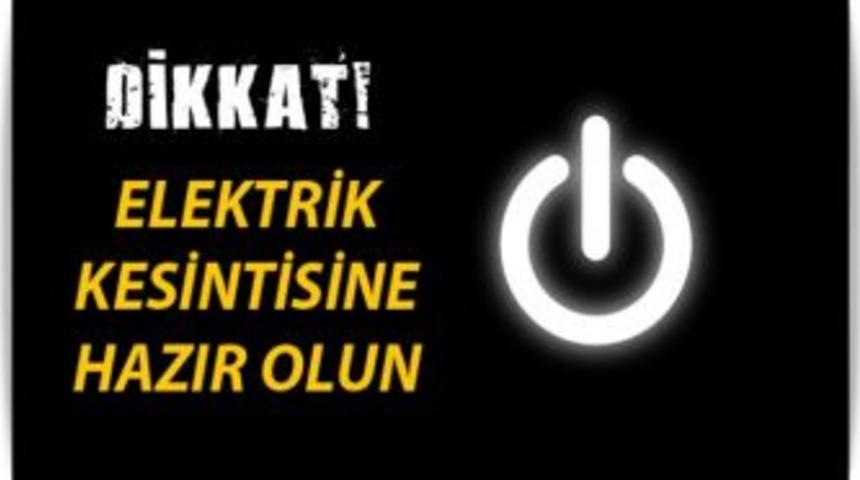 Elazığ'da Elektrik Kesintisi Uygulanacak