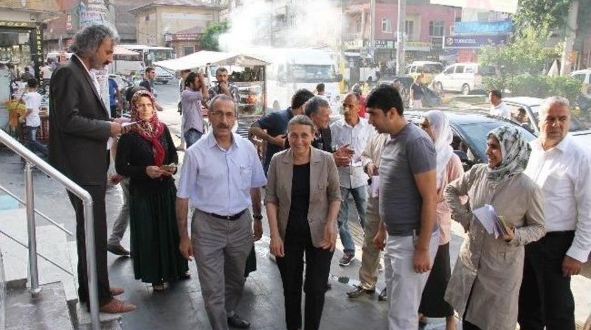 Eşbaşkanlar Esnafı Ziyaret Etti