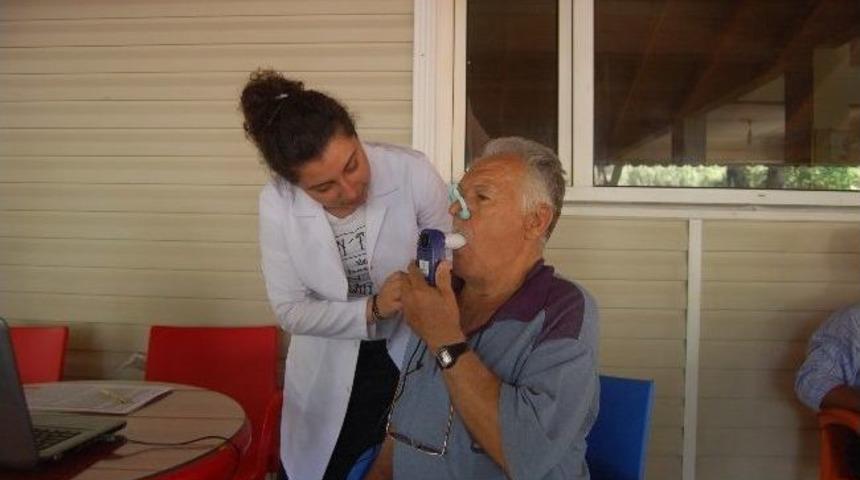 Lapseki'de Nefes &Ouml;l&ccedil;&uuml;m&uuml; Yapıldı