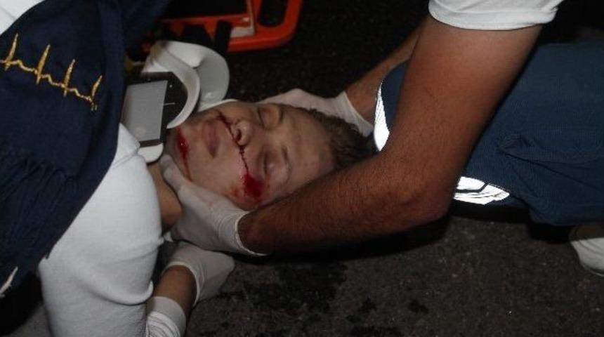 Motosikletle Akrobasi Hastanede Bitti