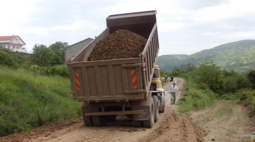 Abana'da Yol &Ccedil;alışmaları