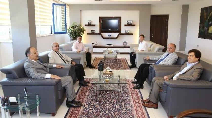 Masiad Y&ouml;netimi Rekt&ouml;r Cemil &Ccedil;elik'i Ziyaret Etti