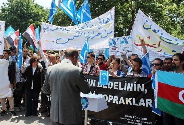 Başkentte Işid Protestosu 2