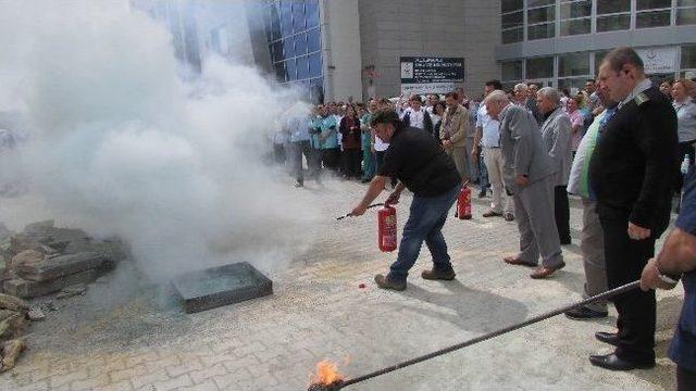 Ağız Ve Diş Sağlığı Hastanesi nde Yangın Eğitimi Ve Tahliye Tatbikatı 2