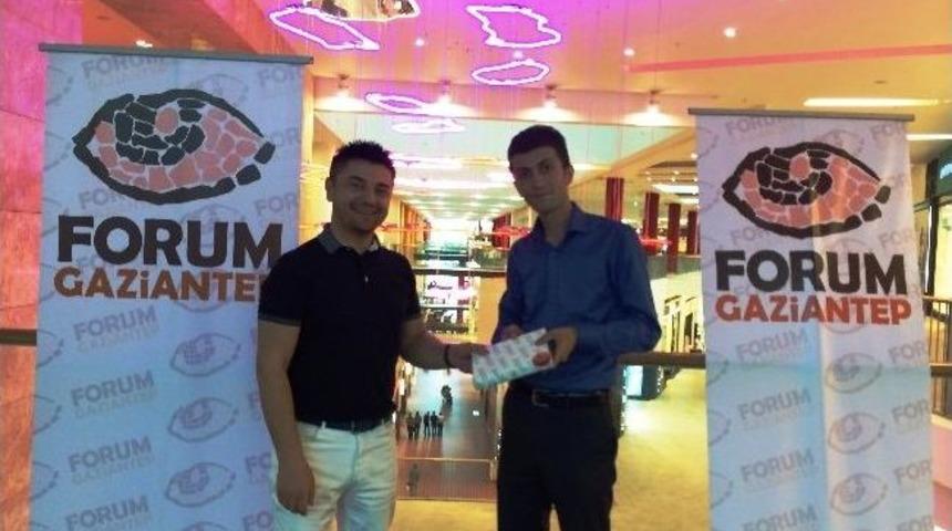 Forum Gaziantep'te Turnuvaya Katıldılar &Ouml;d&uuml;llerini Teslim Aldılar