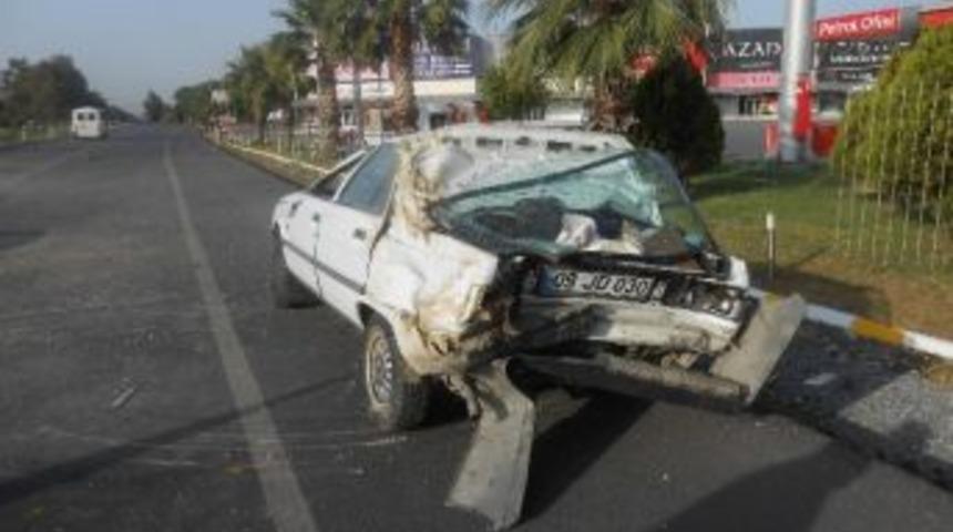 S&ouml;ke&rsquo;de Trafik Kazası Ucuz Atlatıldı