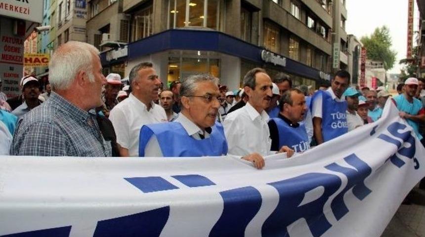 T&uuml;rk-iş'ten &Ouml;zelleştirme Karşıtı Eylem