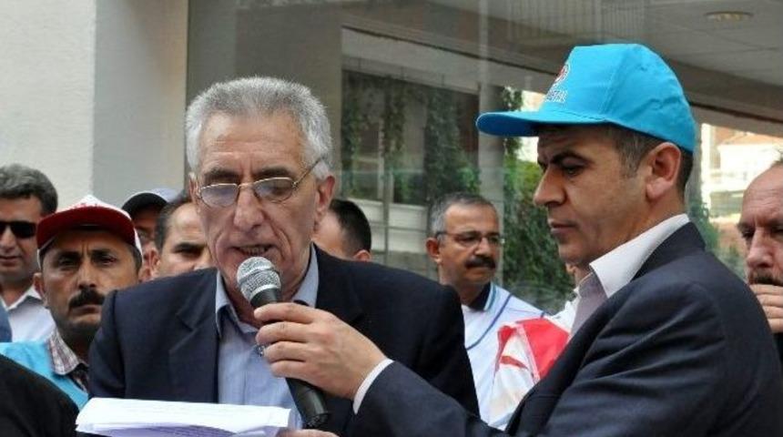 İş&ccedil;ilerden &Ouml;zelleştirme Eylemi