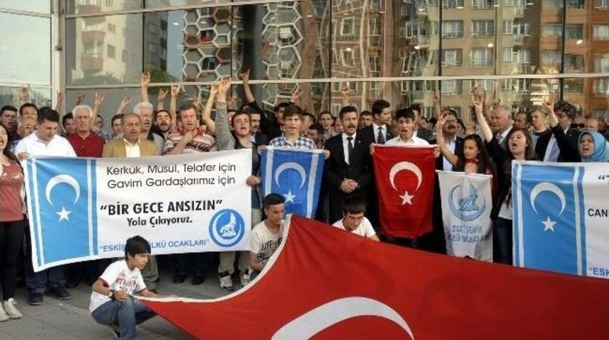 &Uuml;lk&uuml; Ocakları&rsquo;ndan Irak T&uuml;rmeneli Protestosu