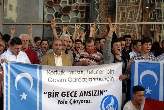 &Uuml;lk&uuml; Ocakları&rsquo;ndan Irak T&uuml;rmeneli Protestosu 1