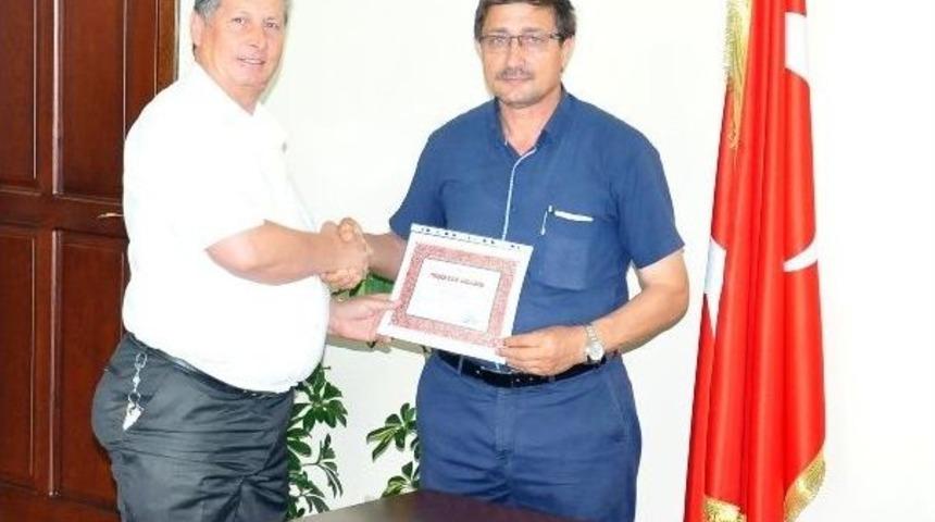 Didim Mesleki Eğitim&rsquo;den Ticaret Odasına Teşekk&uuml;r Ziyareti