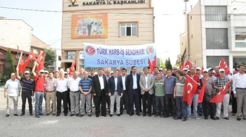 T&uuml;rk-iş Sakarya Temsilciliği &Ouml;zelleştirmelerle İlgili Basın A&ccedil;ıklaması Yaptı