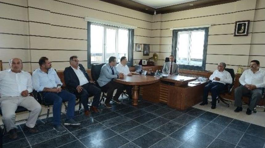 Vali Demir Mermercilerle Bir Araya Geldi