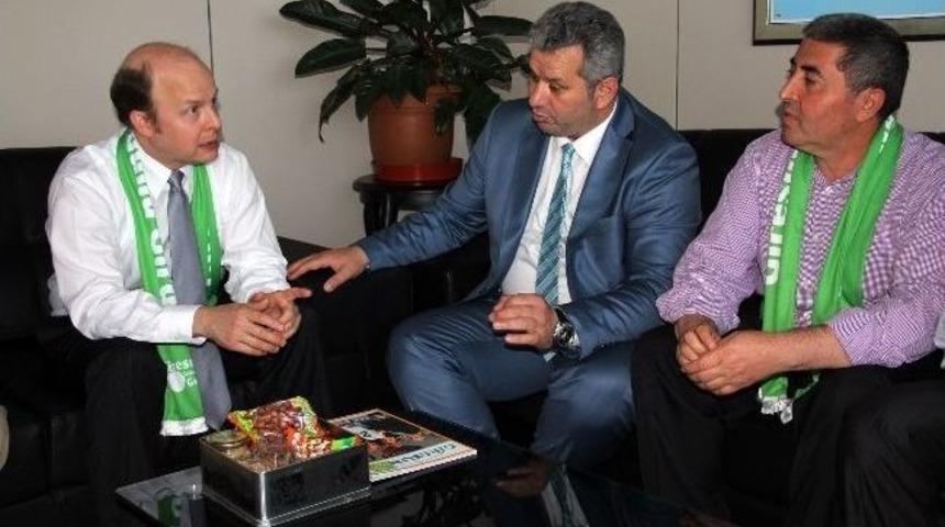 Amerikalı Genel M&uuml;d&uuml;re Fahri Giresun Hemşehriliği