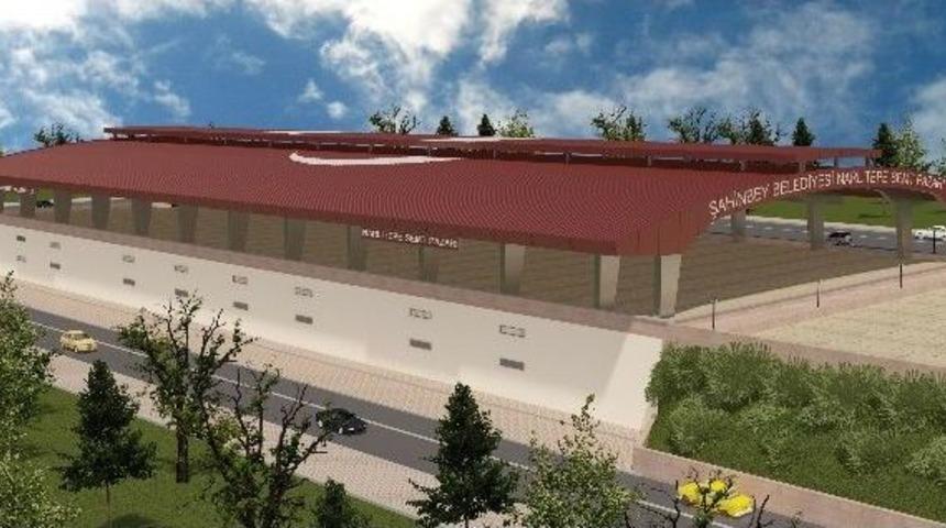 Narlıtepe Semt Pazarı Hızlı Bir Şekilde Tamamlanıyor