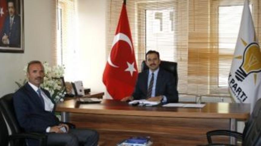 Özel İdare Genel Sekreter Vekili Akgüller’den Ak Parti İl Başkanı Tanrıver’e Hayırlı Olsun Ziyareti